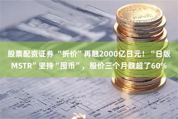 股票配资证券 “折价”再融2000亿日元！“日版MSTR”坚持“囤币”，股价三个月跌超了60%