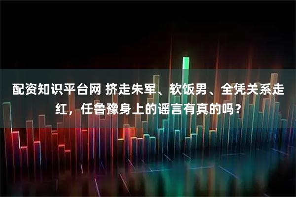 配资知识平台网 挤走朱军、软饭男、全凭关系走红，任鲁豫身上的谣言有真的吗？